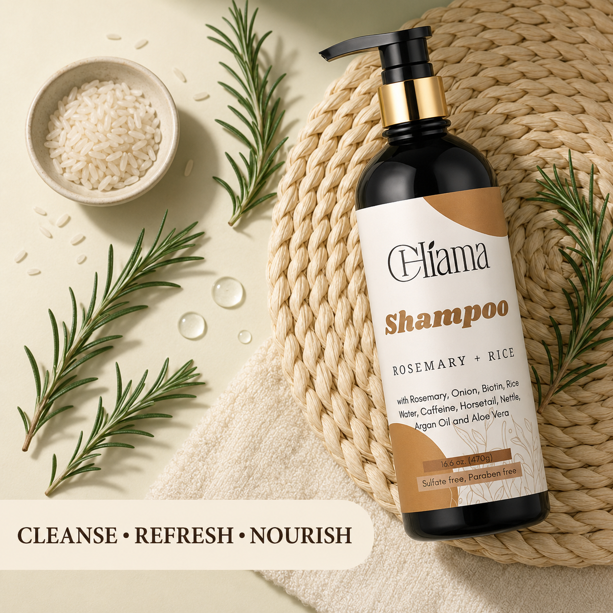 Lathering shampoo for healthy hair into short 4c hair care products routine, showing deep cleansing action.