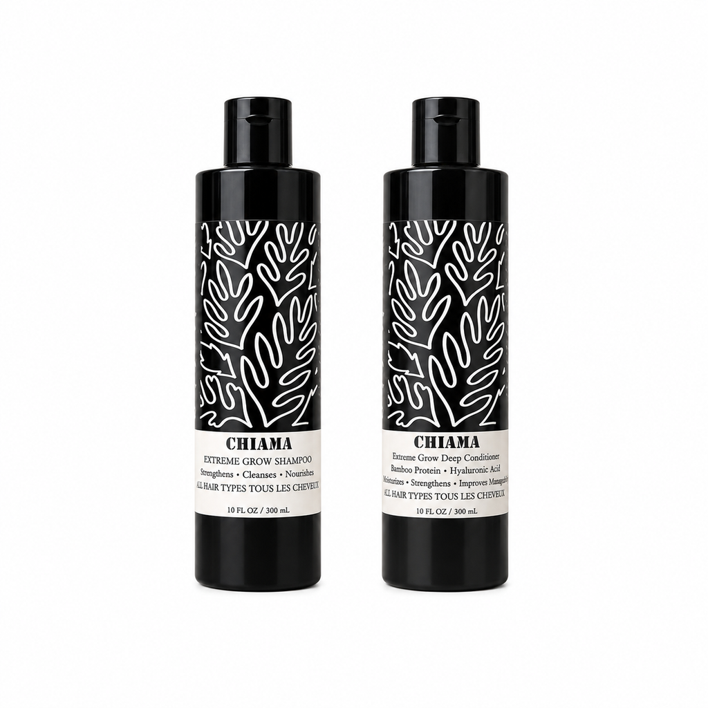 Chiama Extreme Grow Shampoo & Deep Conditioner Bundle | Cleanse, Hydrate & Strengthen