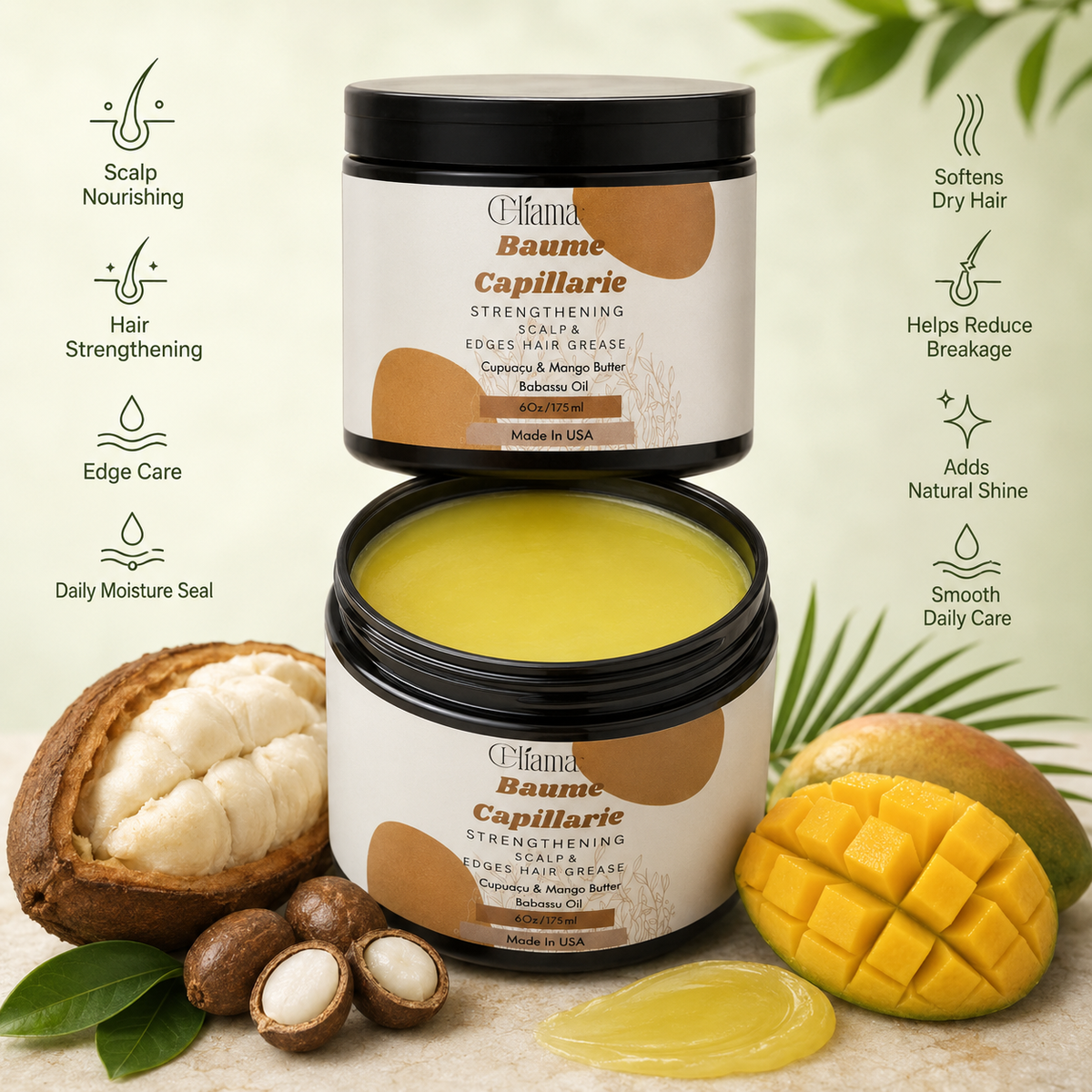 Baum Capillaries Hair Grease Herbal Scalp & Growth Butter