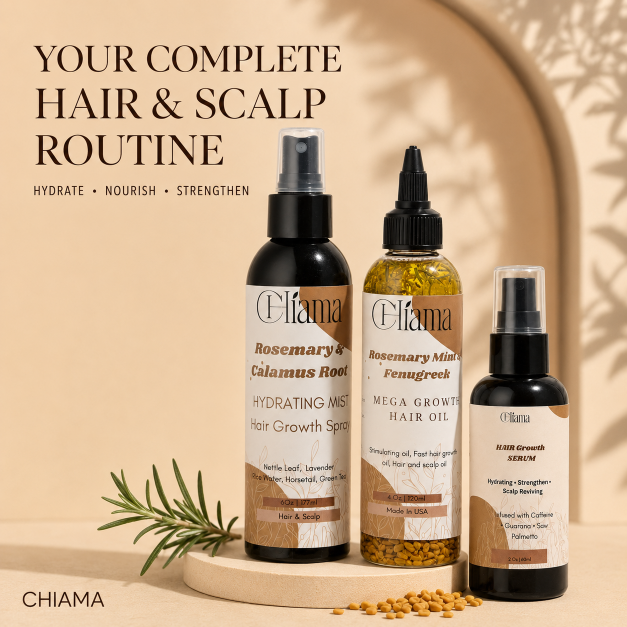 Hair Growth & Scalp Care Set