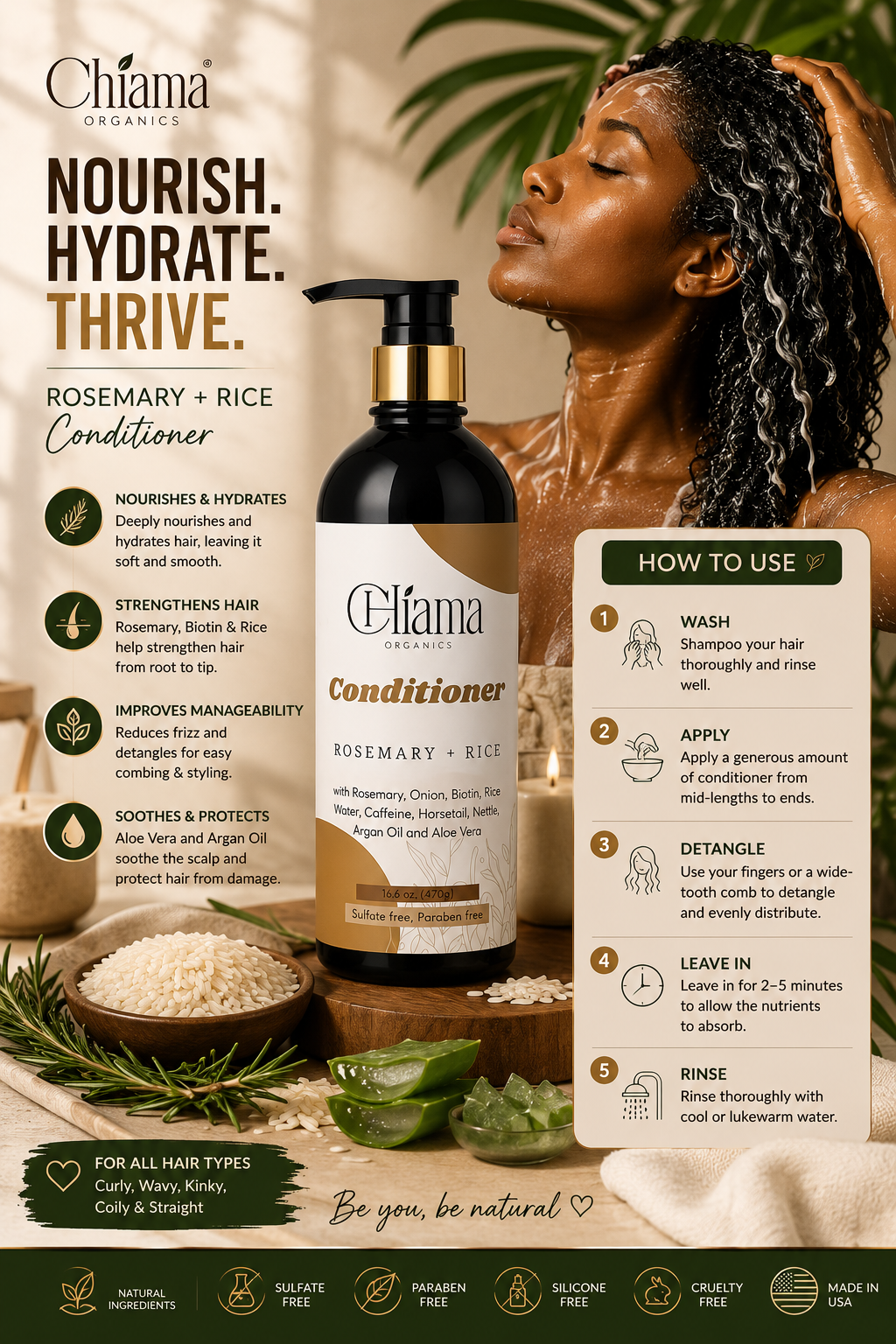 Conditioner Rosemary + Rice