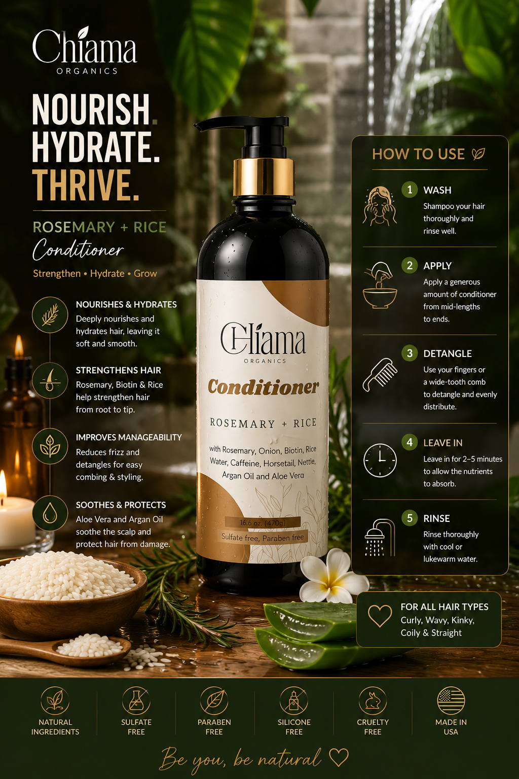 Conditioner Rosemary + Rice