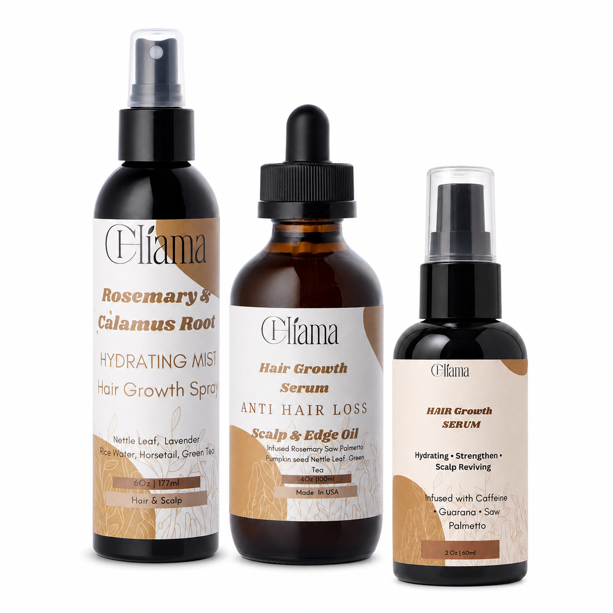 Chiama Scalp & Edge Hair Growth Set