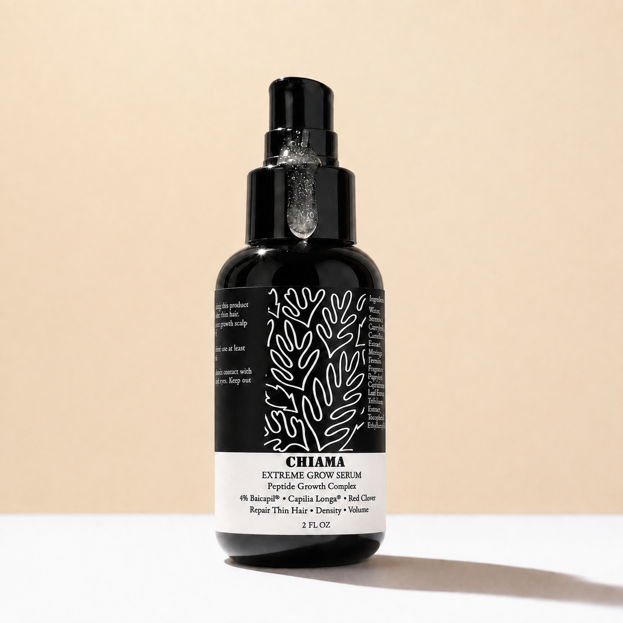 Chiama Extreme Grow 2-Step Scalp & Edge System | Hydrating Mist + Growth Serum