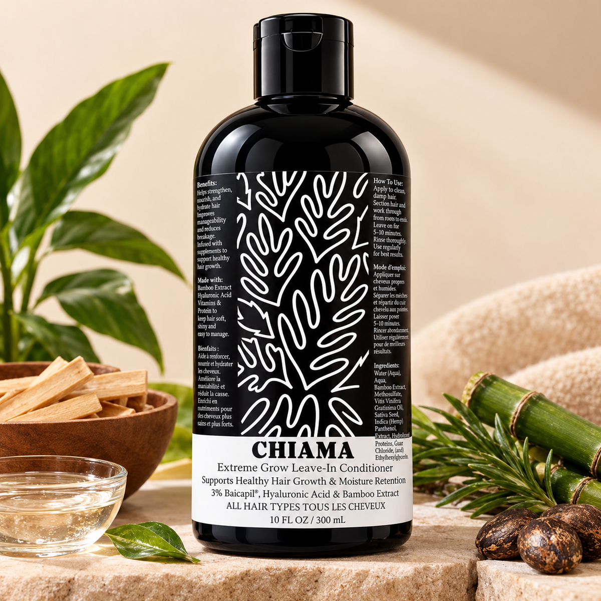 Chiama Extreme Grow Leave-In Conditioner with 3% Baicapil® + Hyaluronic Acid