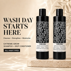 Chiama Extreme Grow Shampoo & Deep Conditioner Bundle | Cleanse, Hydrate & Strengthen