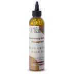 Cliana Mega Grow Hair Oil with rosemary, mint, and fenugreek in 8oz bottle for scalp care
