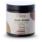 Eliana Anti-Frizz nourishing hair cream with Tucuma and Mango Butter in 8oz jar