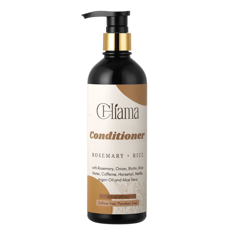 Oliana Rosemary and Rice Conditioner bottle with pump dispenser, sulfate and paraben free