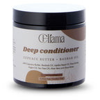 Eliama deep conditioner hair mask with cupuacu butter and baobab oil in 16.6 oz jar